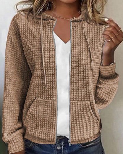 Ines™ | Casual Cardigan med Fickor