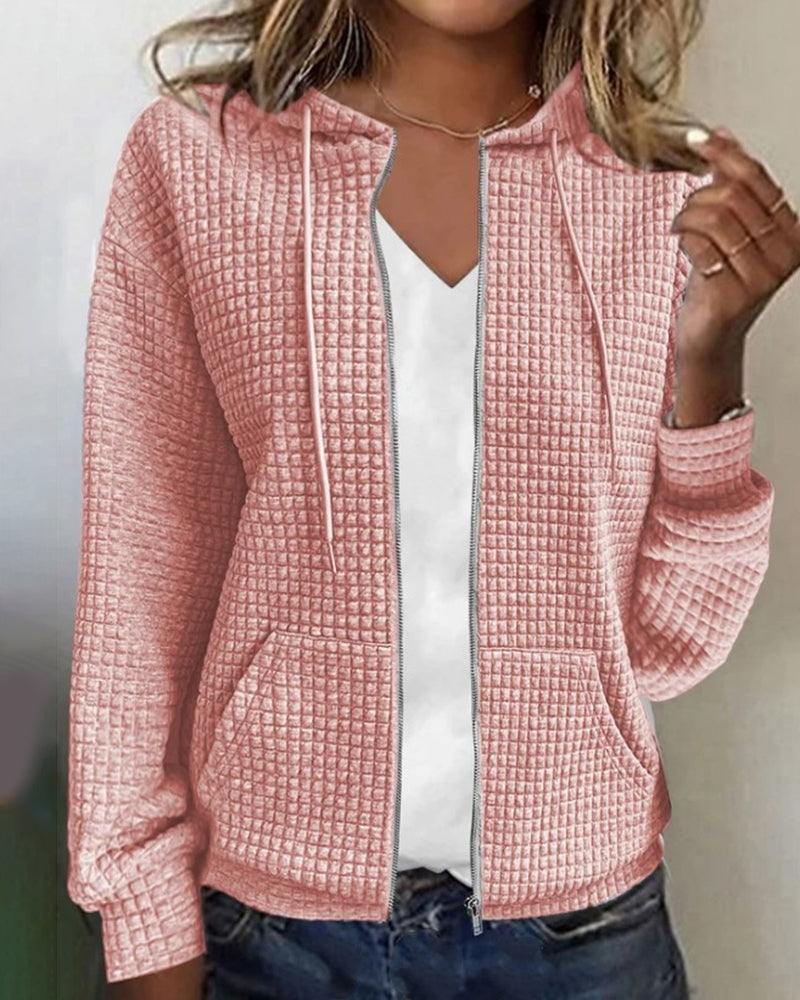 Ines™ | Casual Cardigan med Fickor