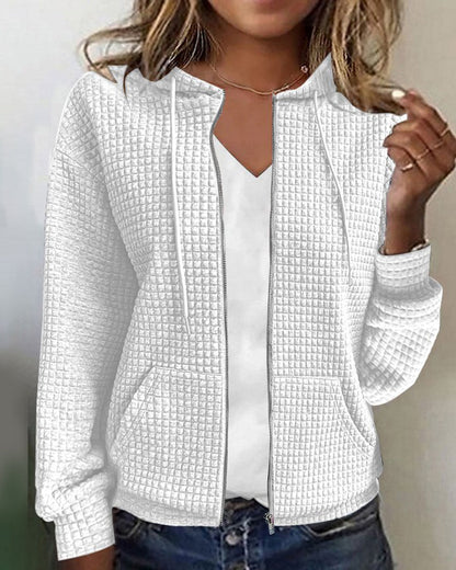 Ines™ | Casual Cardigan med Fickor